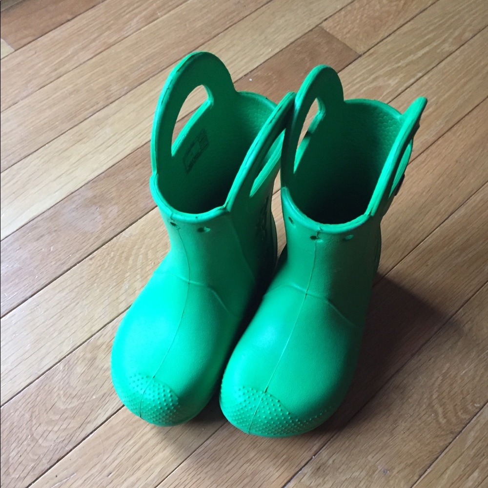 Toddler Size 8 Crocs Rainboots